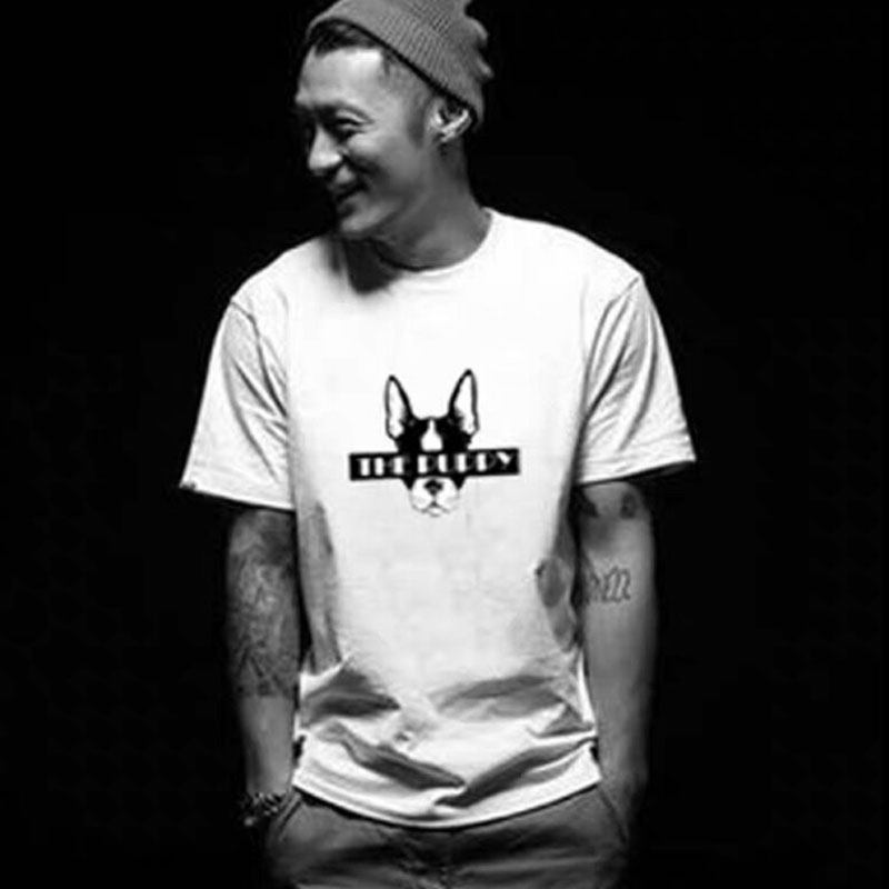 Hangstone One Tree Tide Summer 2021 pure cotton loose male short - sleeve t - shirt large size coupler clothing bf air cartoon printed