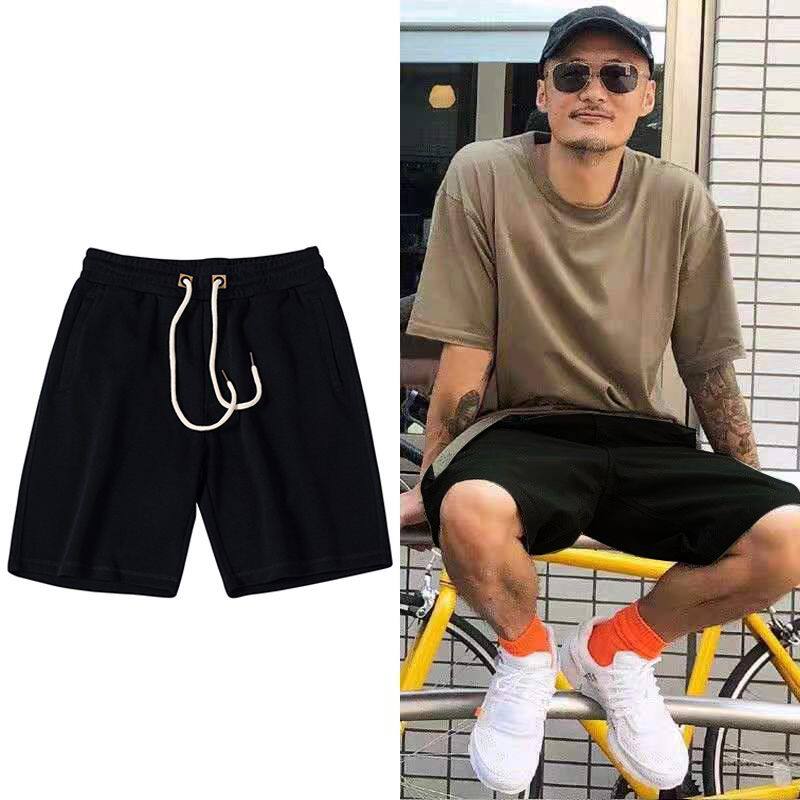 Hangstone Yuyuan tree tide casual five-pants men's day beach shorts simple tight and loose sports shorts tide