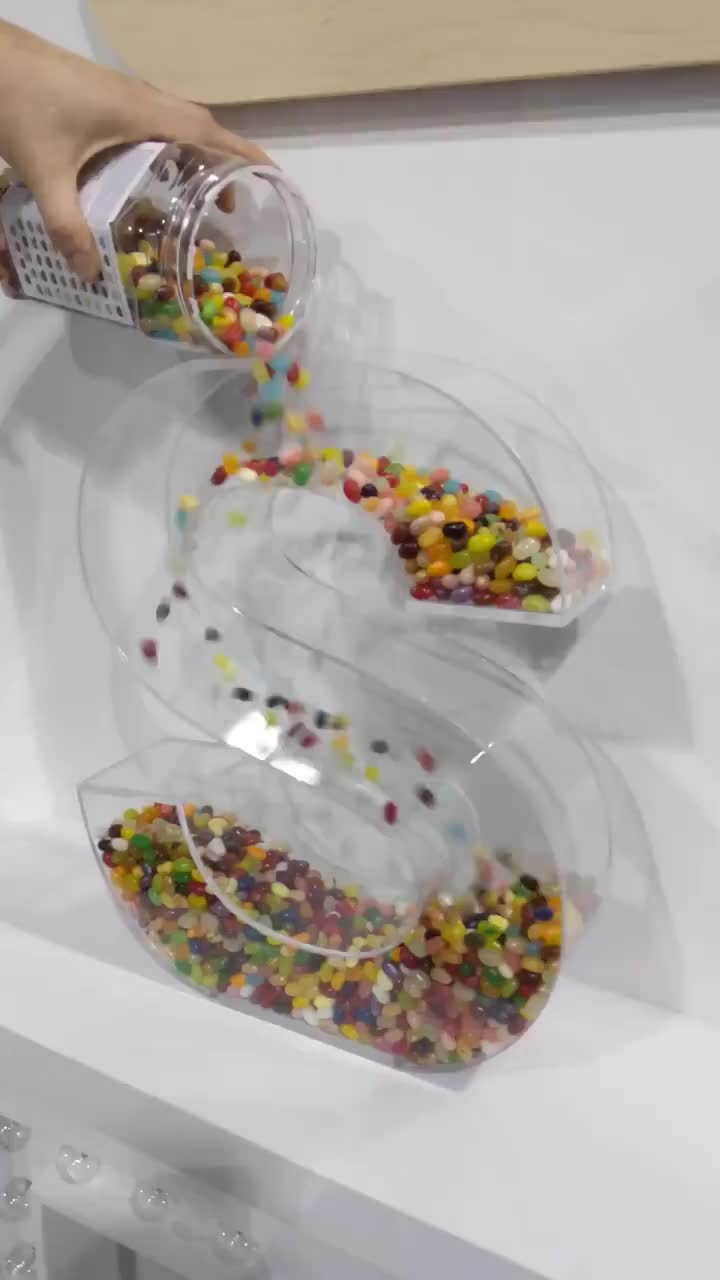 Clear Acrylic Candy Letters Alphabet Fillable Custom 3d Acrylic Letter