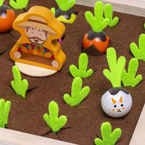 Turnip Toys Children Monsoon Teach 3-5-Year-Old Chefs Cards Kindergarten Parent-child Interactive Games Small Vegetable Garden