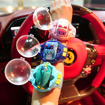 Shake Soundnet Red Remote Control Car Watch Remote Control Car Children Mini Boy Girl 2-4-7 Years 9 Rechargeable Puzzle