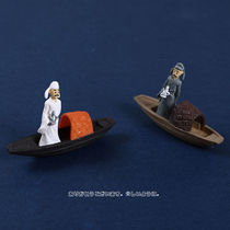 Simulation Figure Poet Li White Hand Office Model Ucanopy Ship Microscape Pendulum Toy In-car Indoor Office Space