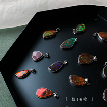 Rainbow in the world is beautiful only 16 each is super color light spotted stone pendant necklace