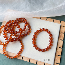 The quality and texture are excellent. Only 9 strings of natural Fanta orange garnet bracelets are gifts for couples of men and women.