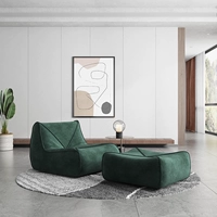 Чернильный зеленый матовый бархатный стул+педаль