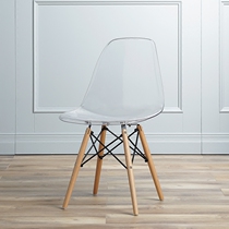 Acrylic dining chair simple modern transparent chair leisure negotiation chair Model Room fashion adult household dining chair