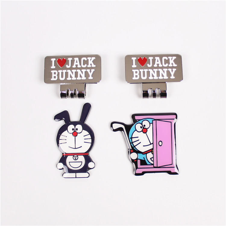 Japan P home golf cap clip mark golf mark machine cat alloy material