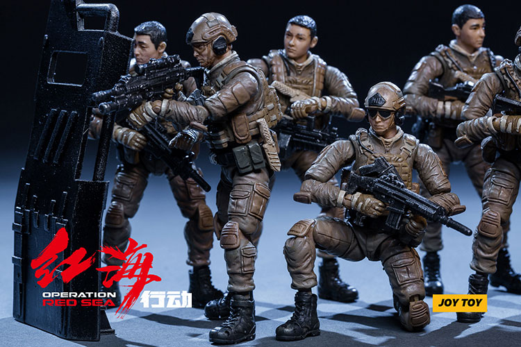 Bộ phim nguồn tối Dark Red Action / 蛟龙 特战队 1:25 Những người lính quân đội siêu di động Bộ sưu tập quà tặng làm bằng tay - Capsule Đồ chơi / Búp bê / BJD / Đồ chơi binh sĩ mô hình nhân vật anime