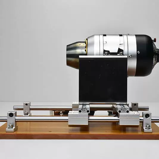 Turbojet engine test stand