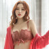 Lingling phù hợp với Lady Added Đã bỏ đánh dấu Bra Siennizing Bra nhỏ Without thép Vành đai ren Sexy Làm đẹp 