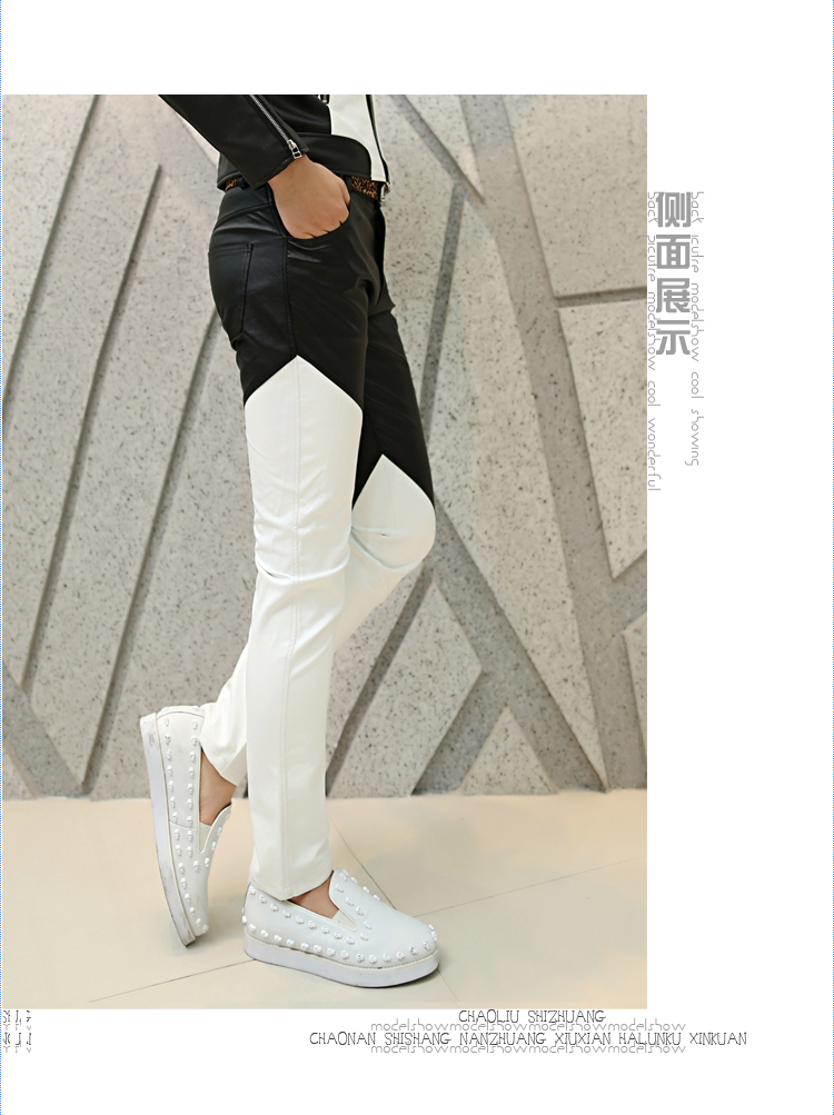 Pantalon cuir homme pour jeunesse pour automne - Ref 1493756 Image 8