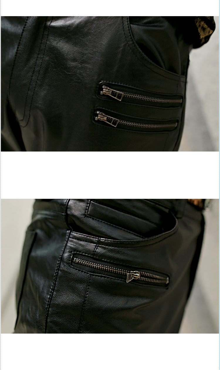 Pantalon cuir homme pour jeunesse pour automne - Ref 1478621 Image 14