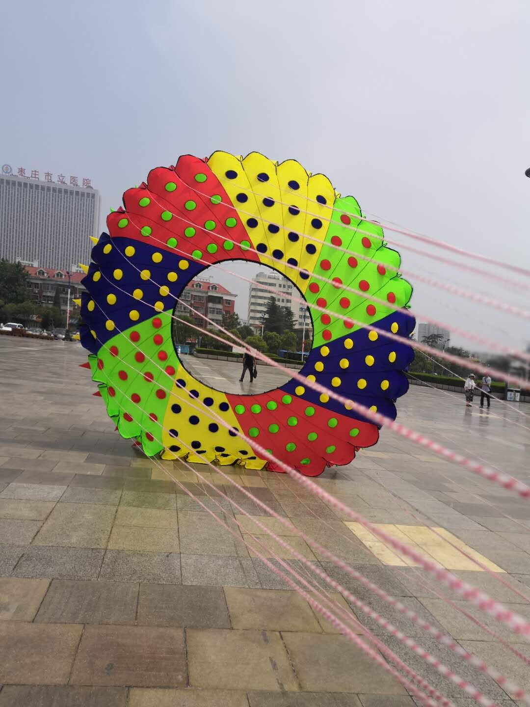 Large soft kite Three-dimensional Rolling Dragon Kite