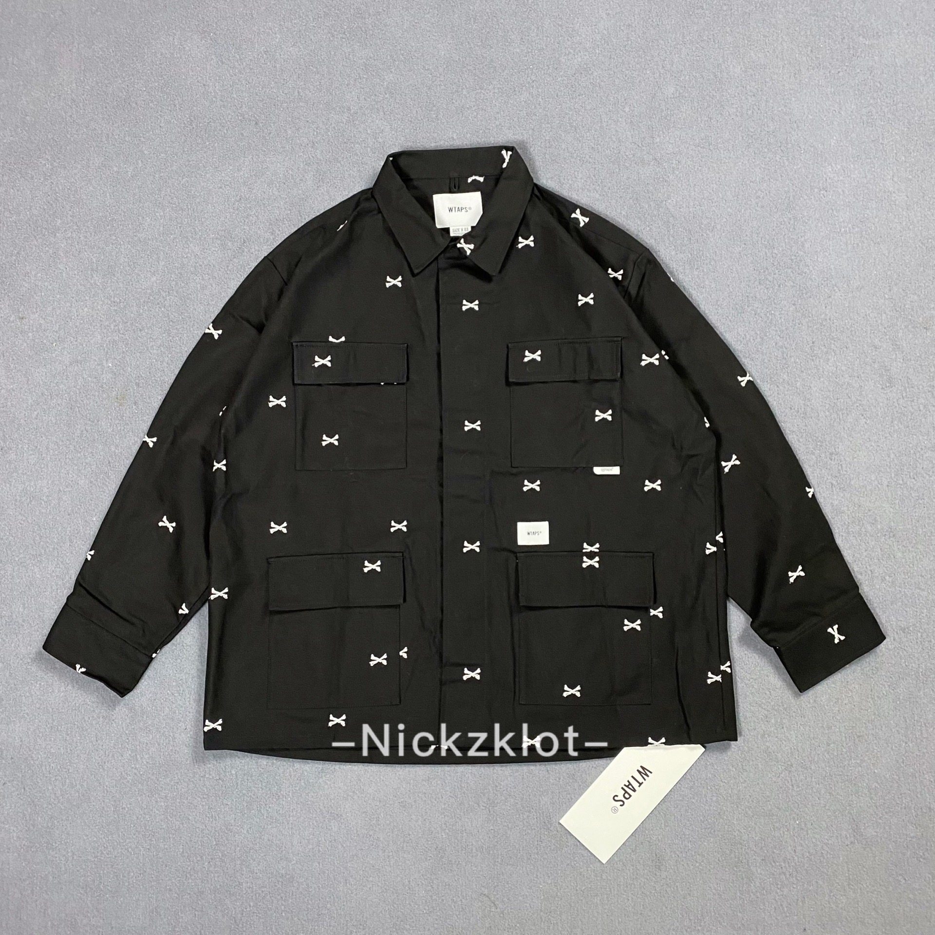 WTAPS JUNGLE 01 LS COTTON.TWILL 刺繡四袋襯衫夾克21AW-淘寶Taobao 
