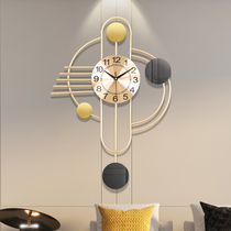 Wall clock Nordic modern minimalist clock home living room simple creative light luxury decoration hanging wall ornaments watch