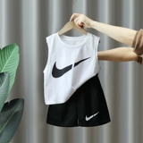 Летняя одежда, комплект, детский тонкий летний жилет без рукавов, популярно в интернете, детская одежда