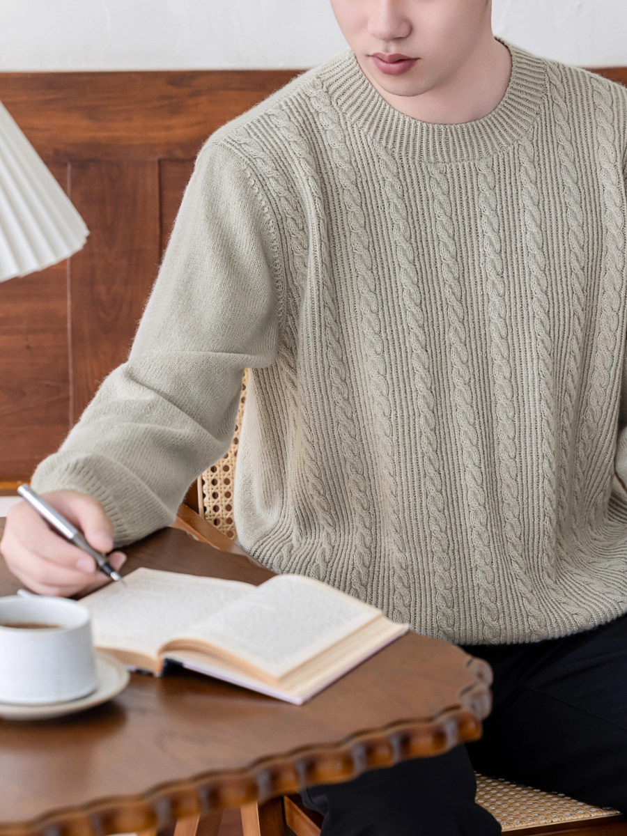 Sister Su Su's basic cashmere sweater No. 8 hand-made diy knitting wool ball stick needle homemade material package