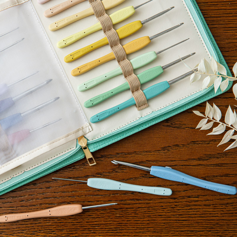 Sister Su Su's [Set] Colorful Crochet Handcraft Tools Stainless Steel Sweater Material Kit Yarn Ball Needle