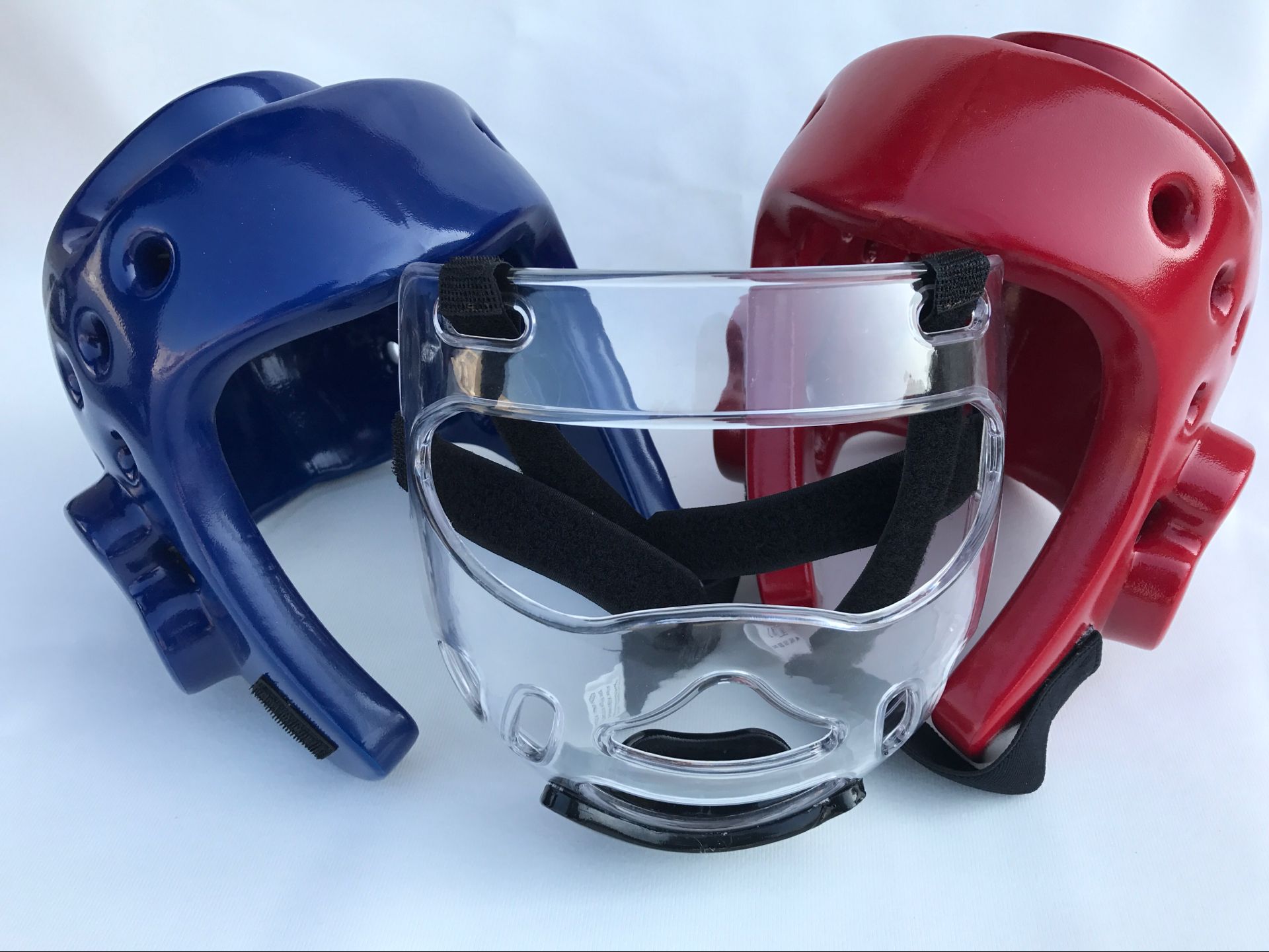 Adult Children Taekwondo Protective Head Closed Mask Karate Karate Guard Head Boxing Loose Face Mask Safety Helmet