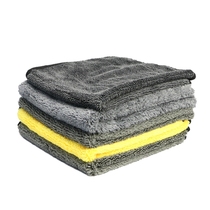 Car Wash Towel Rubbers Water Suction Thickening Ultrafine Fiber Coral Suede Cutting Edge Baking Edge Glass Polished Plated Crystal Waxing