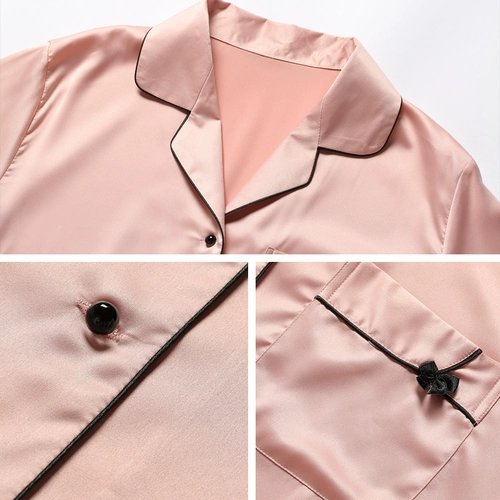 Летняя шелковая длинная рубашка, пижама, сексуальная тонкая юбка, средней длины, осенняя