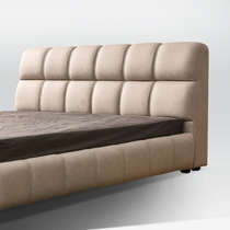 Modern minimalist tufty Bubble bed rice white tech cloth double bed box soft bag 1 8 m main subbed floor