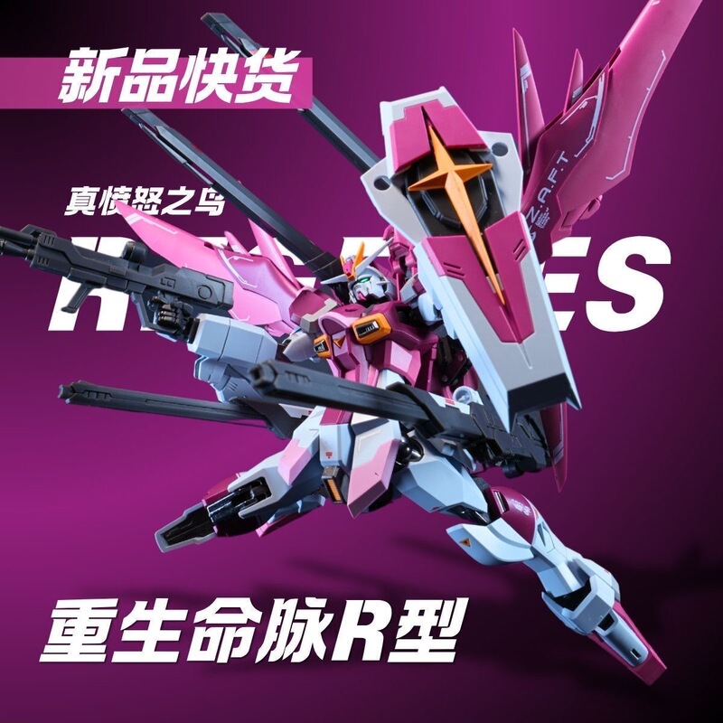 【New Product Fast Delivery】True Angry Birds Heavy Life Pulse R-Type Regenes Pink Mr Style Alloy Skeleton