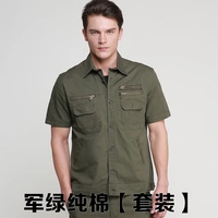 Новая армия зеленый короткий рукав [хлопок]