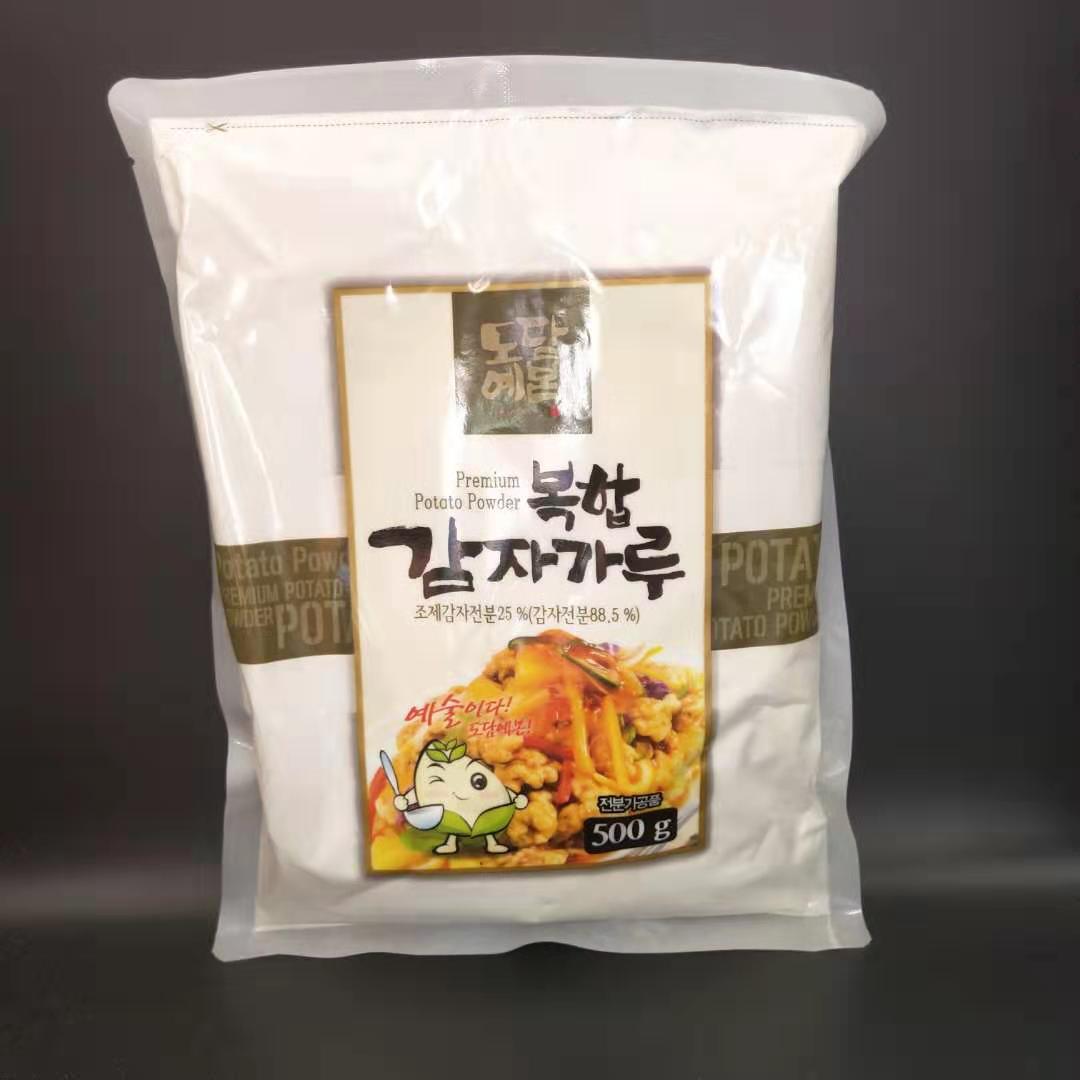 Korean potato flour pure potato potato starch 500g cooking thicken to make potato cakes are delicious