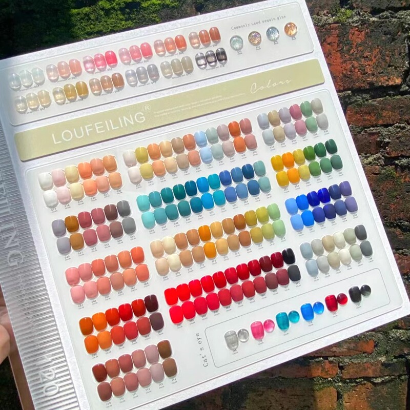 Luofeilin 120 Colors, 2025 New Product, Nail Polish Remover, Large Set, Complete Colors for Manicure