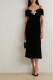 Saloni Clementine Embellished Off-Shoulder Velvet Midi Dress