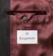 Kingsman Burgundy Slim Fit Collarless Velvet Tailcoat Suit Discount