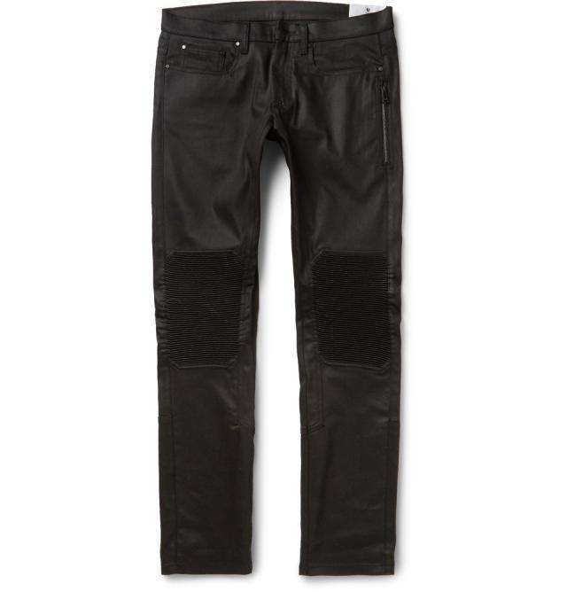 Belstaff Blackrod Slim-Fit Stretch Coated Denim Cycling Jeans