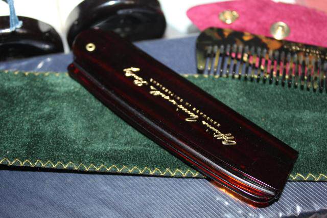 Buly 1803 Natural Resin Foldableing Comb in Stock