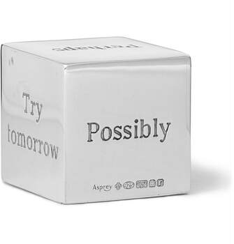 Asprey Sterling Silver Decision Dice