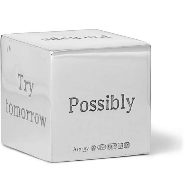 Asprey Sterling Silver Decision Dice