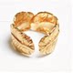 ＜Tresure Friends＞Feather Warp Ring Gold 18K Gold-Plated Ring