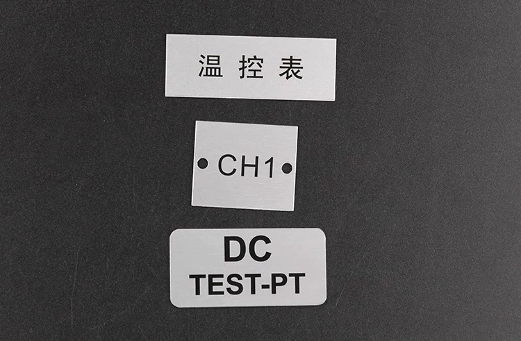 Nhà máy trực tiếp tủ điện 22mm nút chuyển đổi tất cả các dấu hiệu hợp kim nhôm dừng bắt đầu dấu hiệu tùy chỉnh làm bảng tên - Thiết bị đóng gói / Dấu hiệu & Thiết bị 	thẻ tên sắt