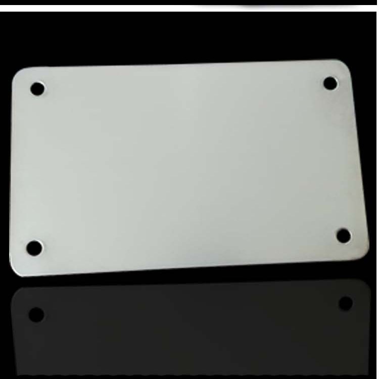 Thẻ bảng hiệu nhôm trống ngoài kệ, làm bảng hiệu, bảng tên inox trống tùy chỉnh - Thiết bị đóng gói / Dấu hiệu & Thiết bị