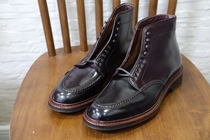 Alden Hand-stitched U-TIP Light-colored edge mace bottom Barrie last Elegant version INDY