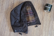 (Domestic stock)Barbour can be paired with Ashby Bedale removable olive green oil wax hat