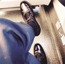  (Spot)Alden Saddle Oxford horse hip leather No 8 color Black retro casual shoes