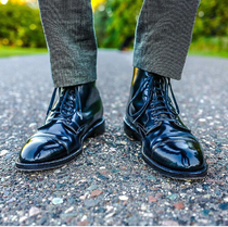  Alden Cap toe Grant Last Horse hip Leather No 8 Black Boots