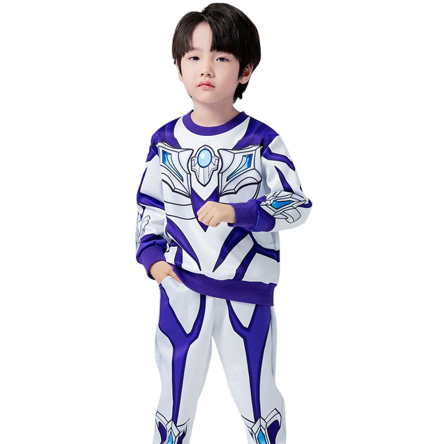 Ultraman Clothes Boys Sweatshirt Set Spring and Autumn Sports
