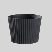 Silicone cup set household glass cone wash cup non-slip cup sleeve water cup thick insulation cover