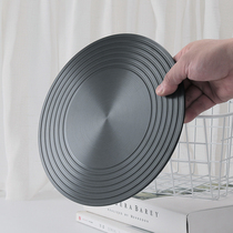 Thermal conductive plate Gas gas cooker Fast thawing plate anti-burning black stove enamel pan Home bottom protective pan heat conduction pan