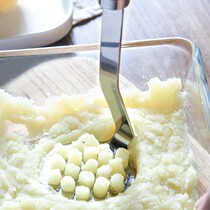 Kitchen mashed potatoes Yam Pumpkin Press Clay Instrumental multifunction Manual Stainless Steel Press Fries Accessory Mash Mashed Clay