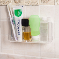 Toilet sink wall-mounted rack bathroom cosmetics storage rack kitchen plastic debris storage rack