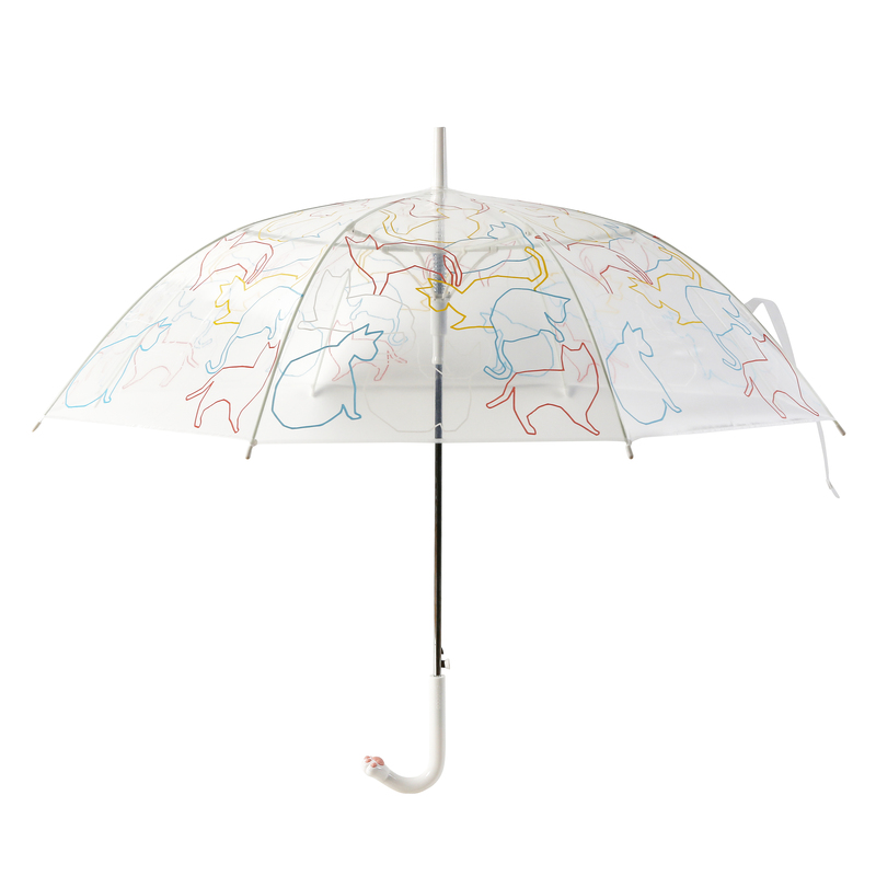 2026 Export to Japan Colorful Cat Transparent Umbrella Plastic Umbrella Non-Slip Long Handle Straight Handle Umbrella Poe Adult Umbrella 2026 Export to Japan Colorful Cat Transparent Umbrella Plastic Umbrella Non-Slip Long Handle Straight Handle Umbrella Poe Adult Umbrella