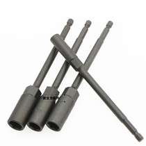 1 4 lengthened 150L air batch sleeve outer hexagon screw sleeve nut extended sleeve electric batch sleeve